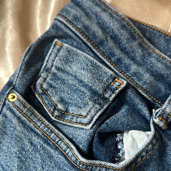 Zara Blue Flare Wide Leg Jeans - Picture 5 of 11